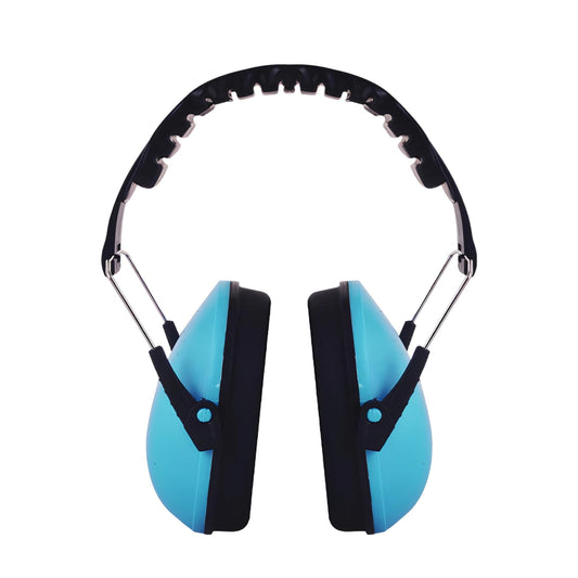 SYGA Children's Noise Reduction Earmuffs, Head-Mounted Soundproof Earmuffs for Learning, Reading, Sleeping, and Airport Use(SkyBlue)