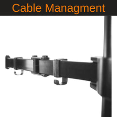 Gadget Wagon 13 to 27 inches Adjustable Monitor Desk Arm 180 Degree Swivel Screen (18)