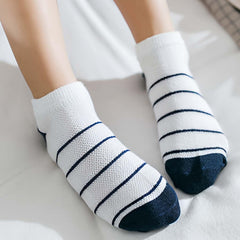 MOMISY 5 Pairs Tube Socks for Kids Toddlers Infant Baby Girl Boys (StripedStar, 6 Year to 8 Year)