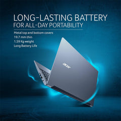 Acer Aspire Lite, Intel Core i3 13th Gen - 1305U, 16GB RAM, 512GB SSD, Full HD 15.6"/39.62 cm, Windows 11 Home, Steel Gray, 1.59 KG, AL15-53, Metal Body, 36 WHR, Thin and Light Premium Laptop