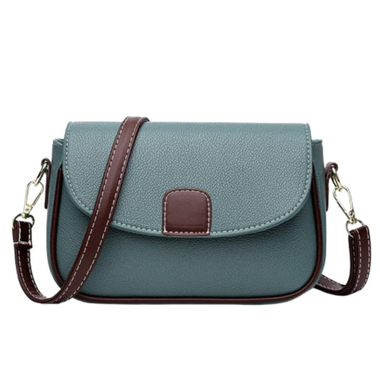 MOMISY Women's Crossbody Sling Bag, Shoulder Handbag with Long Strap, Zipper Closure (Blue)