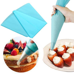 SYGA Food Grade Silicone Pastry Bags for Cake and Cupcake Decorating Piping Icing Bags