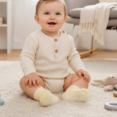 MOMISY Cotton Anti-Skid Baby Girl Boys Toddlers Infant Anti Slip Socks-6 Pairs (DottedFemale, 1 to 3 years)