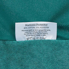 Amazon Brand - Solimo Water Resistant Polyester Mattress Protector, Single Bed Size (72x36 inch), Coffee