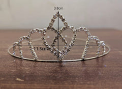 SYGA Birthday Banner-Eiffel Tower Banner with Tiara/Crown Happy Birthday Sticker with Headband for Kids Birthday Party, Wedding, Anniversary, Bridal, Princess (EiffelTowerBanner-Flower Tiara)
