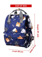 SYGA Diaper Bag Mother Bag Multi-Function Nappy Backpack Bag Organizer for Travel Diaper Bag (Dark Blue)
