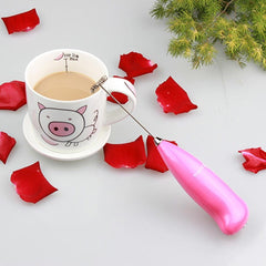 SYGA Electric Milk Frother Handheld Milk Wand Mixer Frother for Latte Coffee Hot Milk Hand Blender, Frother (Multicolor)