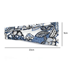MOMISY 3Pcs Headbands for Women Yoga Running Sports Workout Hiking Hairband Elastic Non Slip Sweat Soft Hair Fashion Bands for Girls- Blue White, Dark Pink, Grey