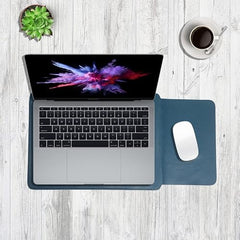 ENTHOPIA 13 to 14 Inches Folio Laptop Case Cover Vegan Leather Compatible for MacBook, Lenovo, Hp, Dell &Other Notebooks - Plain Cork