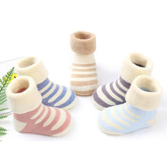 MOMISY 5 Pairs Tube Socks for children Toddlers Infant Baby Girl Boys (Multicolour, 4 year to 6 year)