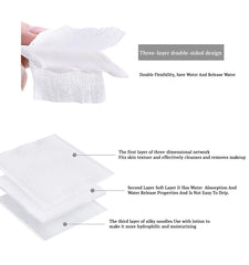 MOMISY Daily Travel Portable Cleansing And Hydrating Facial Clean Glow Makeup Remover Wipes Cotton Tissue- Pack of 222