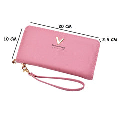 SYGA Black_PU Leather_ Wrist Clutch Cell Phone Clutch Bags Portable Organizer Purse Cash Key Card Phone Purse for Women_Black