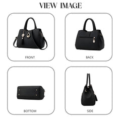 Syga Women's Elegant Handbag Stylish Crossbody Shoulder Bag with Tassel Charm