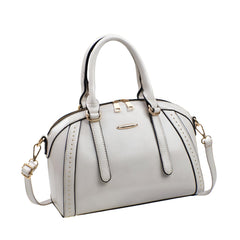 SYGA Women’s Tote Bag | Stylish Horizontal Handbag with Zipper Closure & Rivet Design | Daily Use Shoulder Bag