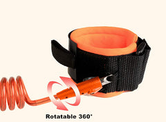 SYGA 1.5 Meter Anti Lost Safety Wrist Bracelet for Baby Child,with Extra Long Harness Strap Walking Hand Belt(Orange)
