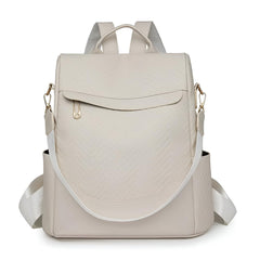 SYGA Women Stylish Backpack – Elegant Chevron Pattern with , Ideal for Travel, Work, and Daily Use