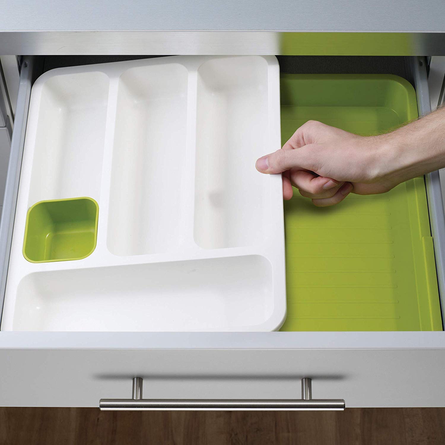 SYGA Spoon Organizer Drawer Store Expandable Cutlery Tray