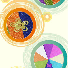 SYGA A4 Glitter Paper, 10 Sheets Glitter Self-Adhesive Sticker Sticky Back Craft Art Sparkling Sign Gemstone Metallic Color for Children's Craft Cutters Art Multicolor