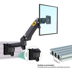 SYGA NB Monitor Desk Mount, 17-27 Inch Screen Bracket, Gas Spring Arm, 2-7 kg Load Capacity