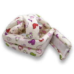 SYGA 1 Piece Infant, Toddler & Baby Child Helmet Head Protector Cushion Bonnet_Micky Mouse_Polka Dots_White