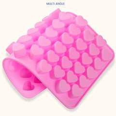 SYGA Xcellent Global Mini Pink Heart Shape Silicone Ice Cube/Chocolate Mold