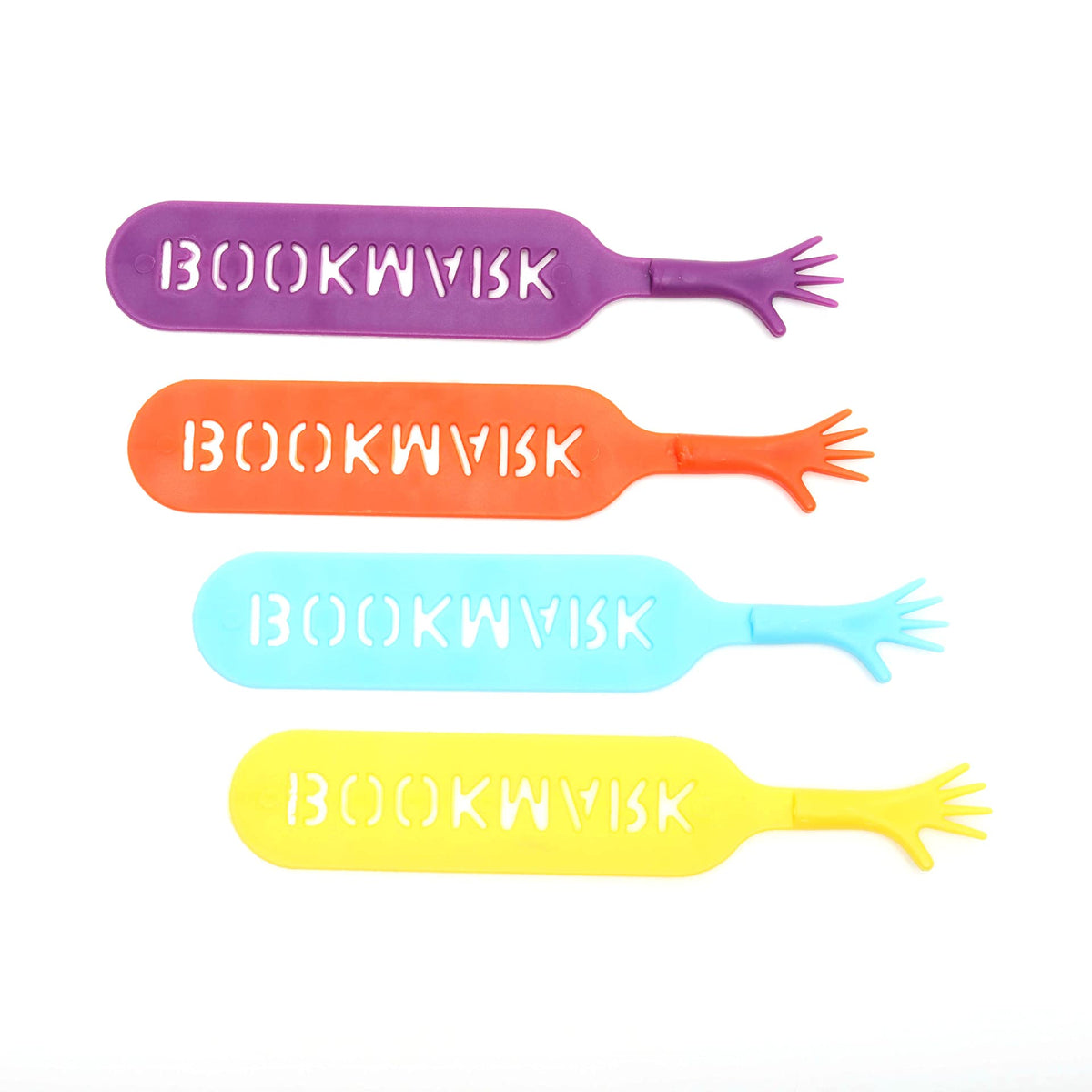 SYGA 4PCS Creative Bookmarks Hand Shaped Design Novelty Book Markers Bookmark Pad