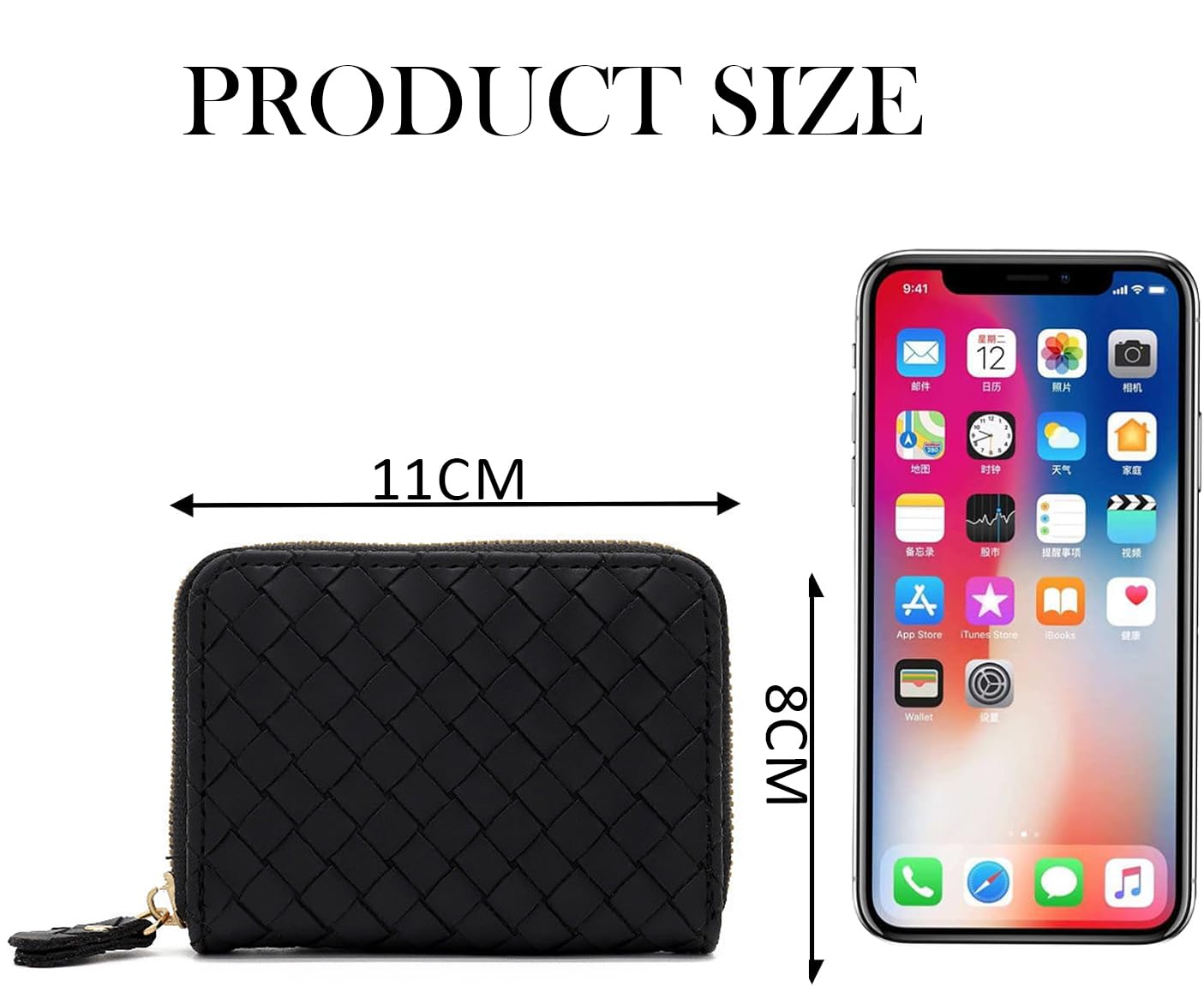 SYGA Simple Card Holder for Women, Large Capacity, Multiple Card Slots All-in-One Wallet