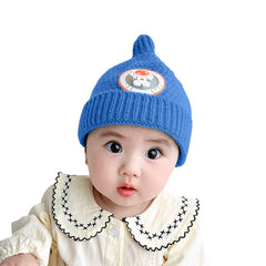 SYGA Baby Winter hat Baby Woolen Knitted Unisex Hat -Blue(6-18 Month)