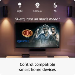 Amazon Fire TV Stick 4K Select (newest model), start streaming in 4K, Alexa voice search, stream lakhs of movies & episodes, free and live TV