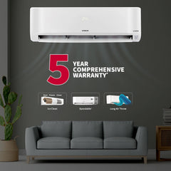 Hitachi 1.5 Ton Class 5 Star Xpandable+ Inverter Split AC (100% Copper, Smart Display, 4-Way Swing, ice Clean, Dust Filter, 5400STXL RAS.G518PCCIBT, White)