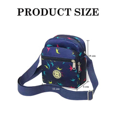 MOMISY Women Mobile Messenger Bag Ladies Nylon Shoulder Cross Body Long Strap Travelling, Work