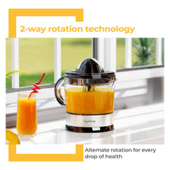 Lifelong Electric Citrus Juicer | Dual Cones & 700 ML Capacity | Electric Juicer Machine for All Fruits | Powerful 40W Motor for Low Noise | Fast Juicing at Home | Compact & Stylish for Daily Use