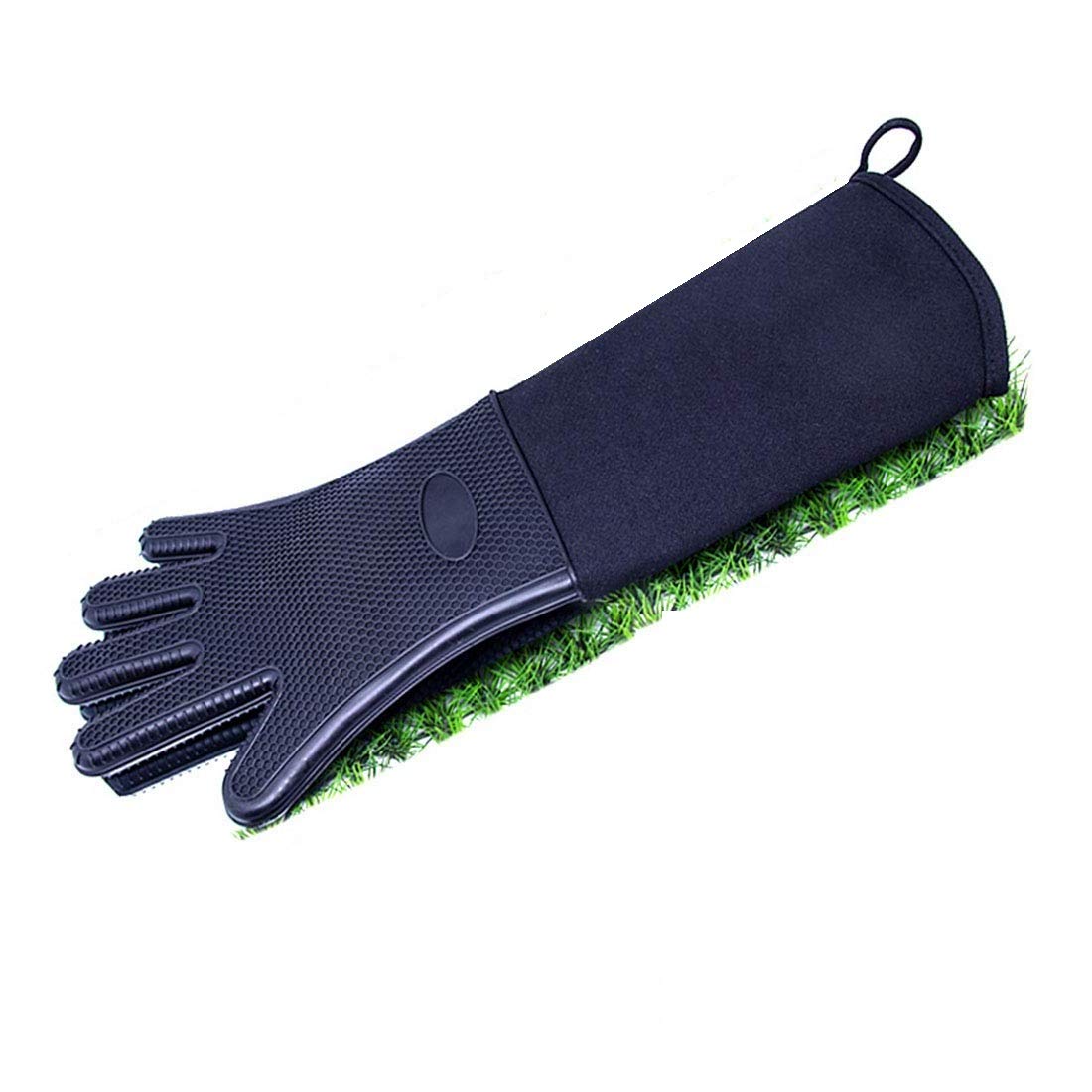 SYGA 1 Piece Lengthened Anti-Slip Insulation Glove Kitchen Baking Tool for Microwave Oven Use