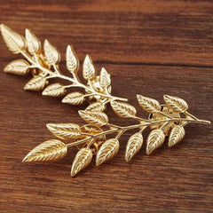 SYGA Leaf Brooch For Men And Women Brooch Pin For Shirts, Sweaters, Collar Pins, Collar Buttons(Gold)