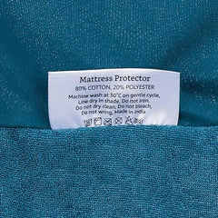 Amazon Brand - Solimo Water Resistant Polyester Mattress Protector, Single Bed Size (72x36 inch), Coffee