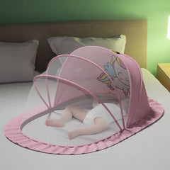 SYGA Foldable Baby Mosquito Net Protect Your Little One from Insects and Bugs Baby Bottomless Net for Baby Safe & Easy Use(Unicorn-Pink)