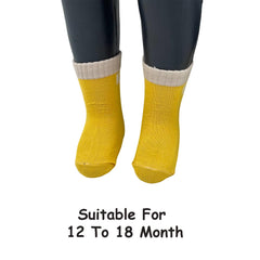 MOMISY 5 Pairs Baby Kids Girl Boys Tube Socks Toddlers Comfortable Ankel Length gifts (Mesh Number, 6 to 12 Months)