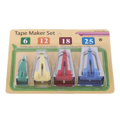 SYGA Fabric Bias Tape Maker Tool 6mm 12mm 18mm 25mm Sewing Quilting/Fabric Sewing Quilting Bias Binding Set