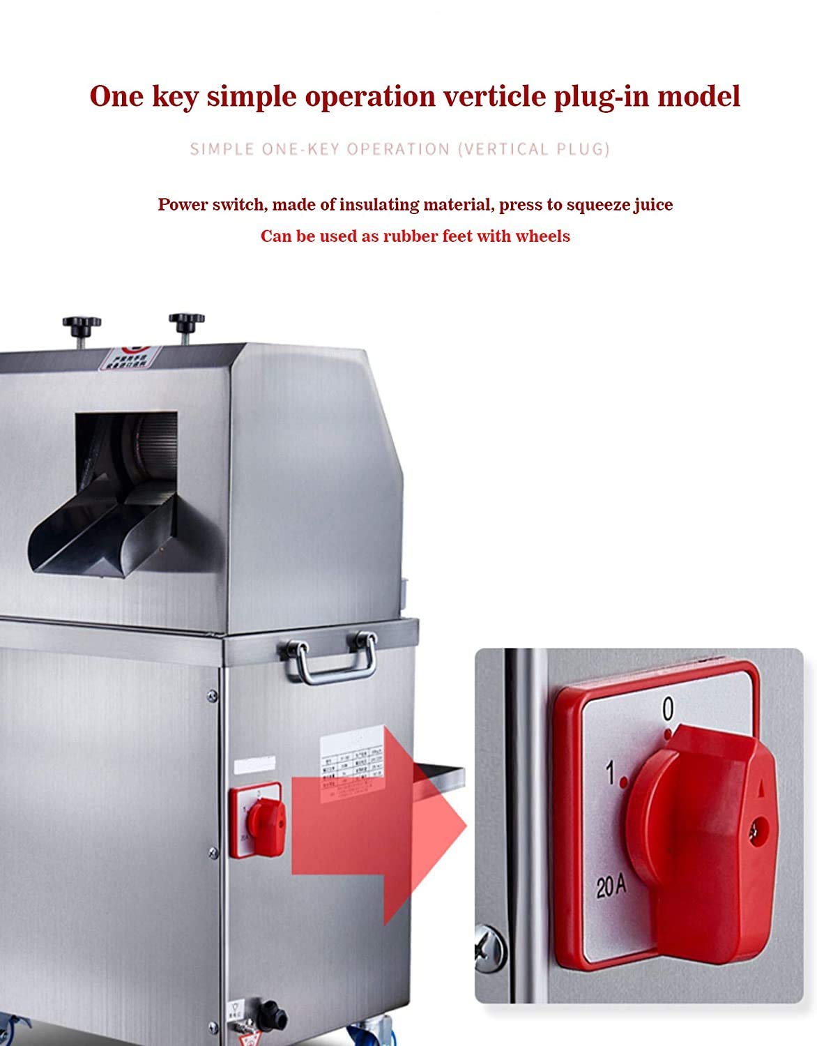 SYGA Sugarcane Juice Machine with Battery