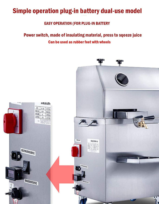 SYGA Sugarcane Juice Machine with Battery
