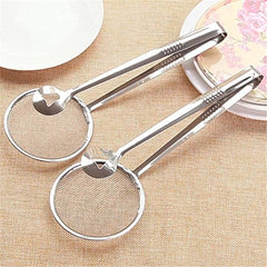 MOMISY Stainless Steel Oil Filter Spoon and Fried Food Clip Mesh Strainer (1)