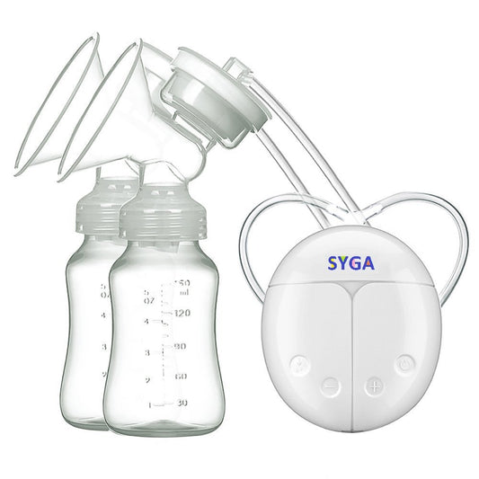 Syga Breast Pump Electric Double Breastpumps Storage Bottle