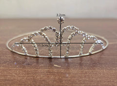 SYGA Birthday Banner-Eiffel Tower Banner with Tiara/Crown Happy Birthday Sticker with Headband for Kids Birthday Party, Wedding, Anniversary, Bridal, Princess (EiffelTowerBanner-Flower Tiara)