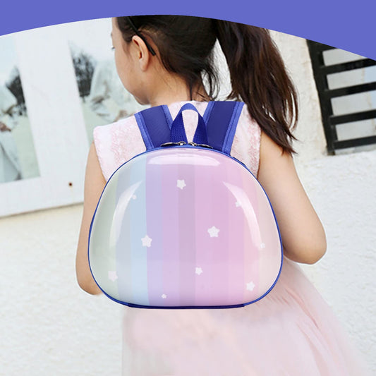 SYGA Children Bag Solid Backpack Oxford Kids Chest Multi-Purpose Baby School Bag for 2-4 Years Kids [Size:29 X 9 X 20 CM] (Blue)