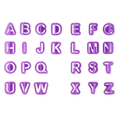 SYGA 40 Pcs Alphanumeric Plastic Cookies Mold Cake Molds Fondant Cake Biscuit Baking Mould Cookie Cutters