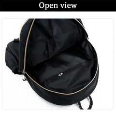 SYGA Women's Bags Backpacks Fashion Simple And Versatile Oxford Cloth Women's Bags(Black)