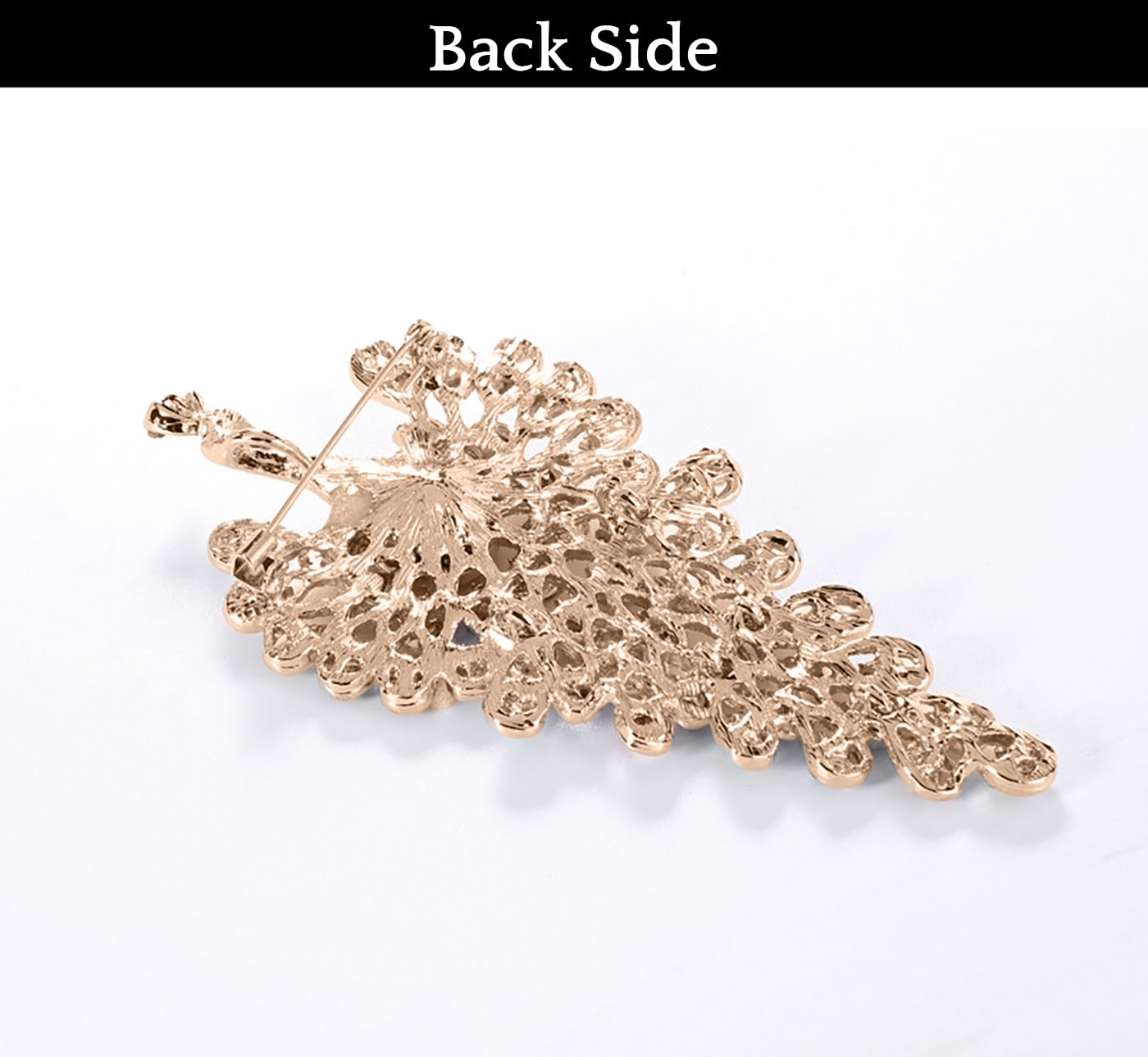 SYGA Brooch Pin Fashion Crystal Rhinestone Jewellery Pin Vintage Clothing Accessories Decoration Peacock Brooches For Men's & Women- S253
