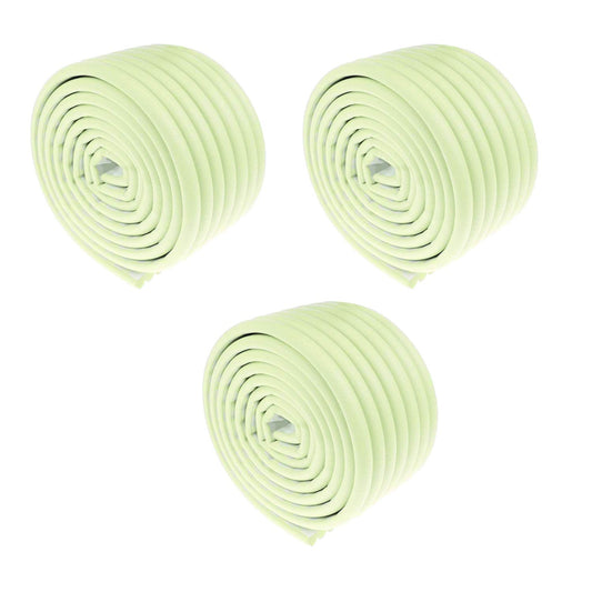 SYGA Set of 3 White Baby Lining Strip Edge Guard Cushion Corner Cover tape Infant Bump Protector