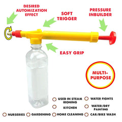 SYGA 1 Piece Reciprocating Sprayer Bottles Air Pump Manual High Pressure for Garden Artwork and Painting Jobs (Multicolor)