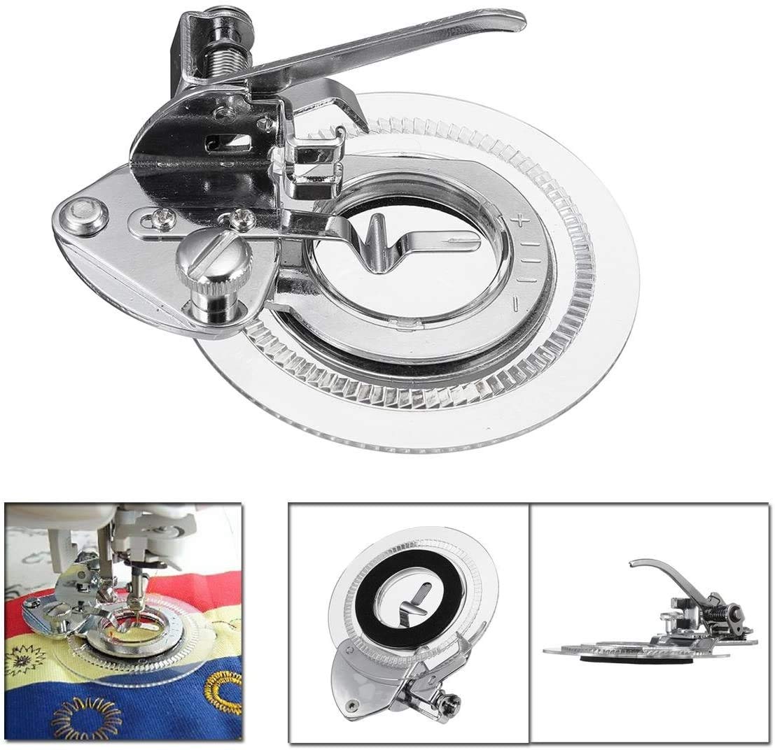 SYGA Universal Decorative Daisy Flower Stitch Presser Foot fit All Low Shank Snap-On Sewing Machines